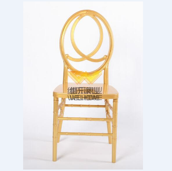 Golden resin phoenix chair for event/wedding